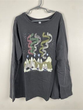 Tea Collection Cappadocia Glow Graphic Long Sleeve Tee Girls size 14